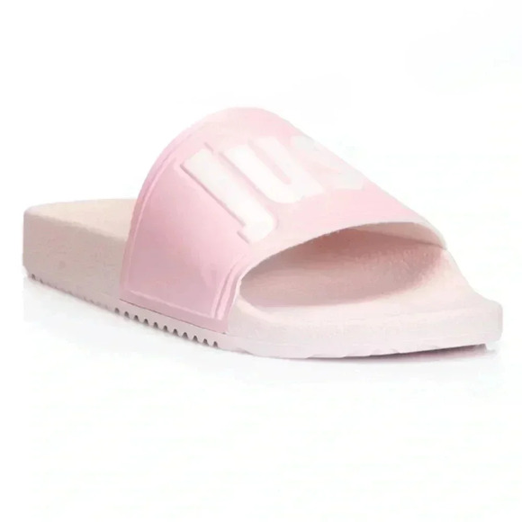 Just Cavalli Footwear - Pool Slides, Pink, fits size 8-8.5 NWT - Picture 4 of 11